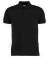 K408 KK408 Kustom Kit Klassic Heavy Slim Fit Piqué Polo Shirt Black colour image